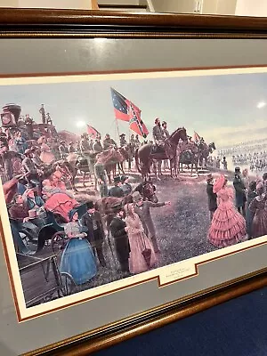 MORT KUNSTLER- THE GRAND REVIEW- S/N Civil War Framed Print - MINT CONDITION • $28