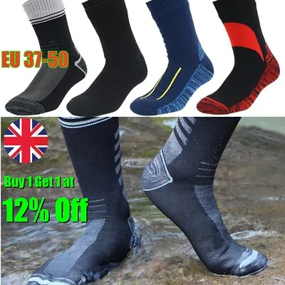 Men Women Outdoor Waterproof Socks Sports Hiking Camping Breathable EU Size37-50 • £3.89