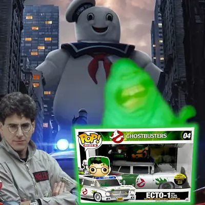 Funko Pop! 2014 Toy Tokyo NYCC Ecto-1 W(with Dr. Egon Spengler) Slimed 04 • £855.14