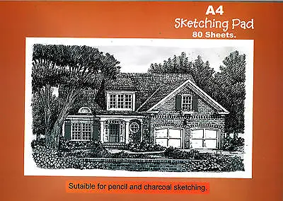 Sketching/Drawing Pad A3/A4/Spiral Bound/Hardback Sketching For Pencil Charcoal • £4.99