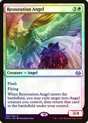 Restoration Angel FOIL Modern Masters 2017 NM White Rare MAGIC CARD ABUGames • $4.75