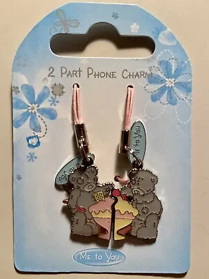 Me To You Tatty Teddy Two Part Phone Charm Ice Cream Sundae BNWT • £2.25