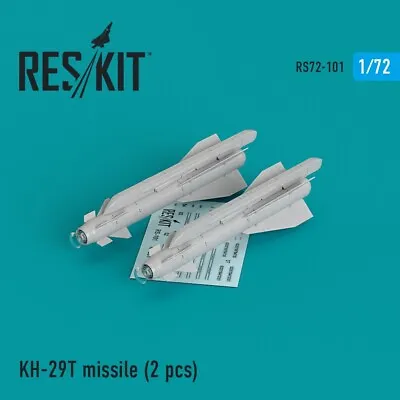 1/72 Reskit RS72-0101 Kh-29T (AS-14B) Missile For SuMiG-27Yak-130Mirage F1 (2 • $15