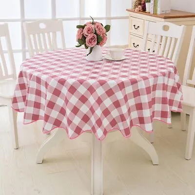 $17.18 • Buy Round Dining Table Table Cloth Kitchen  Tablecloth Home  Decor Table  Cover