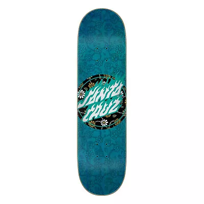 Santa Cruz Skateboard Deck Floral Flame Dot Blue 8.25  X 31.8  • $49.95