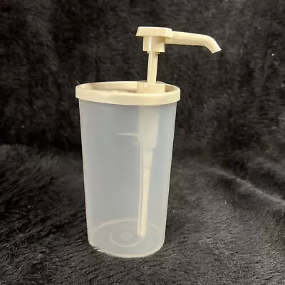 Vintage TUPPERWARE Ketchup/Soap Pump Dispenser 640-6 Works! • $15.99