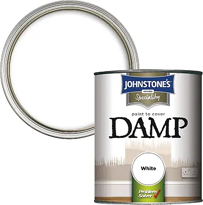 Fast Dry White Damp Proof Paint High Opacity  Safeguard Damp Seeping Decoration • £17.99