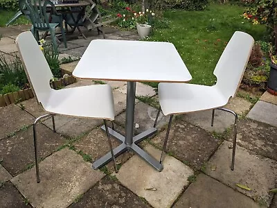 Ikea 2 Person Table And Chairs (white V Good Condition) • £15