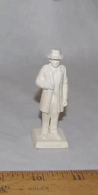 Marx Vintage General Grant Statuette 60mm White Hard Plastic Toy Soldier  T1 • $9.99