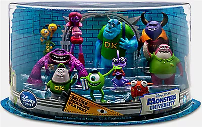 Disney Deluxe Exclusive Monsters University 10 Piece Figure Set Mike Sully New • $89.99