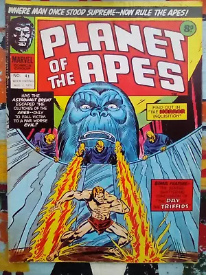 Planet Of The Apes #41  - Marvel UK - 1975 - VG CONDITION - FIRST PRINTING • £4.99