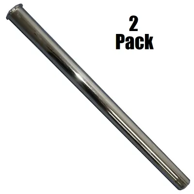 (2) Chrome Metal Wand Tube For Eureka Mighty Mite 1-1/4  Wands 19  Vacuum • $16.86