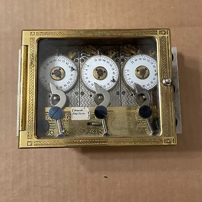 Antique Diebold Safe & Lock Triple Vault Clock E Howard Movements • $999.99
