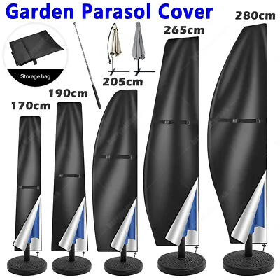 £8.72 • Buy Garden Parasol Cover Patio Umbrella Heavy Duty Waterproof Furniture Protector