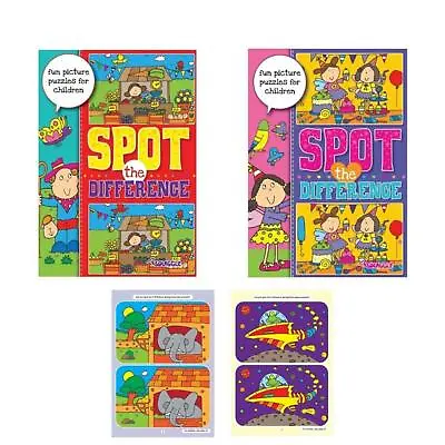 £3.99 • Buy 2 X Spot The Difference Childrens Kids Activity Fun Book