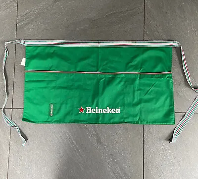 Heineken Money Apron Belt Pouch Offical Rare Green Embroidered 3 Pockets  • £9.99