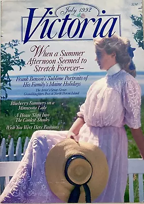 July 1992 VICTORIA Magazine Volume 6 No.7 VG Condition • $16