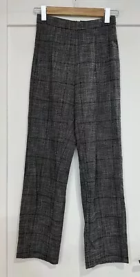 KOOKAI Check Houndstooth ? Pants Sz 36 Dark Grey • $40