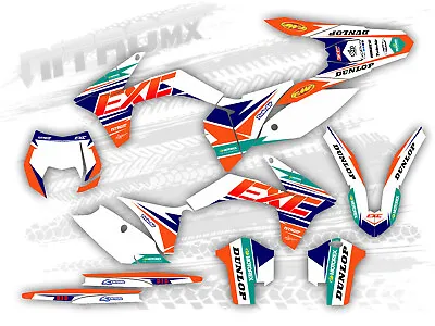 NitroMX Graphic Kit For KTM EXC EXC-F 125 250 300 350 450 2012 2013 Enduro Decal • $252.89