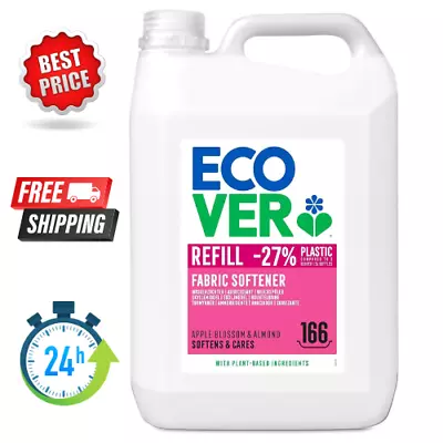 Ecover Fabric Softener Conditioner Apple Blossom & Almond Fragrance 5 Liter • £10.49