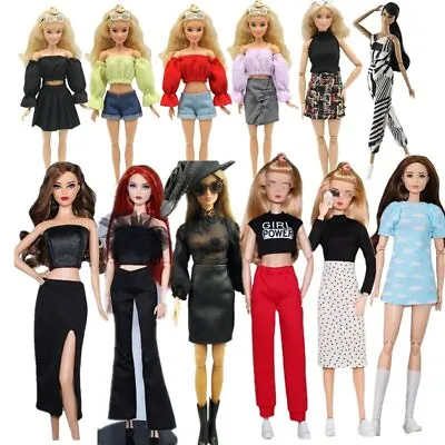 1/6 Doll Clothes For 11.5  Dolls Outfits Shirt Crop Tops Shorts Pants Skirt Toy • $8.53
