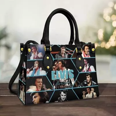 Elvis Presley Leather Handbag & Wallet Personalized Rock Elvis Fan Gift Handbag • $29.99