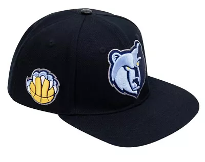 Memphis Grizzlies Logo Snapback Hat Pro Standard Navy Blue • $34.91