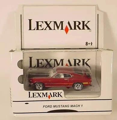 GreenLight Lexmark Printers Maroon 1969 Ford Mustang Mach 1 W/ Real Riders MIMB • $13