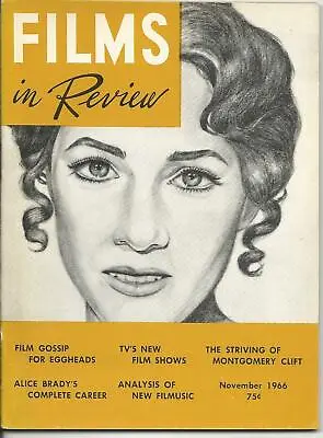 Films In Review Nov 1966 ~ Julie Andrews/monty Clift/alice Brady/any Wednesday • $3.74