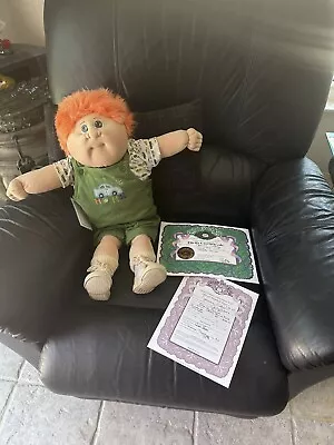 Cabbage Patch Soft Sculpture 27  Doll Handsign XAVIER Roberts • $299.99