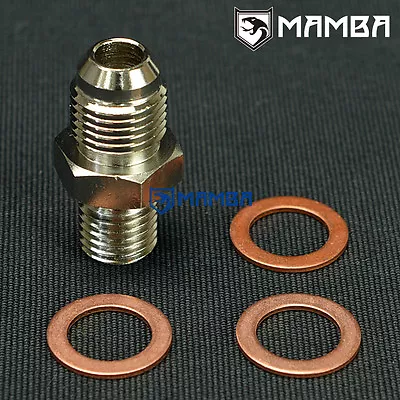 Turbo Water Coolant Adapter Fitting 6AN To M12x1.5 For VOLVO SAAB TD04L TD04HL • $7.46