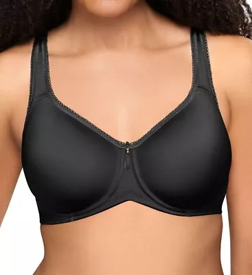 Wacoal BLACK Basic Beauty Underwire Spacer T-shirt Bra US 34DDD • $34.80