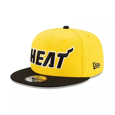 New Era Cap Men's NBA Miami Heat Earned Edition 9FIFTY Snapback Hat • £35
