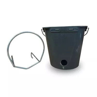 PARAGON CALF BUCKET FEEDER WITH BRACKET & VALVE 5L Cow Calves Dairy 144 • £16.99