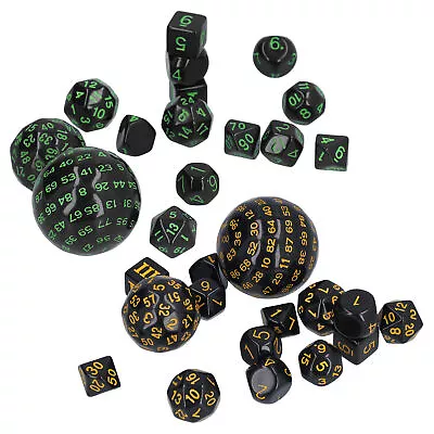 15pcs D3‑D100 Polyhedral Dice Set 3 Sides To 100 Sides Conjuring Dice Rollin • $25.21