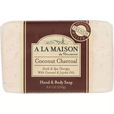 A La Maison De Provence Bar Soap Coconut Charcoal 8.8 Oz • $11