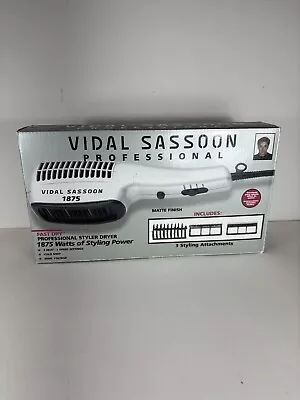 Vidal Sassoon Model VS540 Professional Styler Hair Dryer 1875 Watts WORKS GREAT • $40