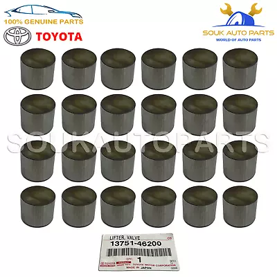 13751-46200 Genuine Toyota LIFTER SET VALVE (24 Pcs) 1375146200 • $236