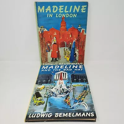 Madeline In London & Madeline And The Bad Hat By Ludwig Bemelmans 1957 • $14.99