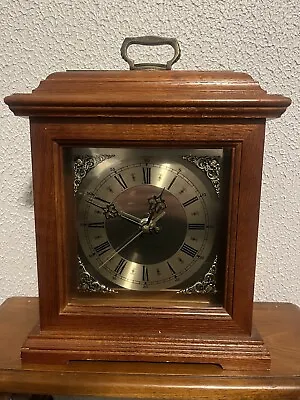 Beautiful Vintage Westminster Chime Mantel Clock Quartz Roman Numeral Japan RARE • $125.77