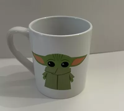 Baby Yoda Coffee Mug Cup Grogu Mandalorian Star Wars Ceramic 14oz White • $5