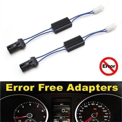T10 2825 W5W 168 194 LED Bulbs Error Free CAN-bus Adapters Kit For Euro Cars • $9.99