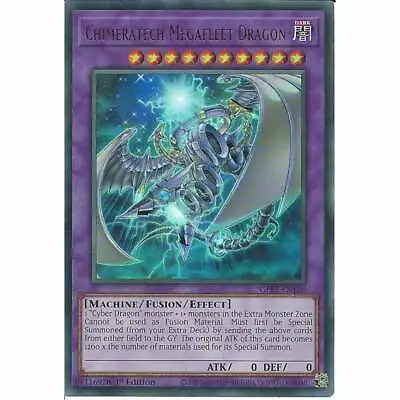 Chimeratech Megafleet Dragon GFP2-EN126 1st Edition Ultra Rare :YuGiOh TCG Card • £1.20