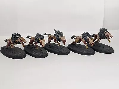 Dire Wolves Painted Warhammer Age Of Sigmar Soulblight Gravelords Warcry • $21.43