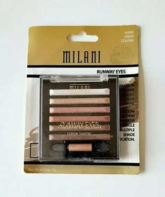 MILANI Runway Eyes Fashion Shadows Wet & Dry Eyeshadow ~01 DESIGNER BROWS~ RARE • $16.28