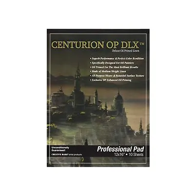 Centurion Artist Canvas Pads For Oil Painting 11 Ounce Weight 10 Bleed Proo... • £86.83