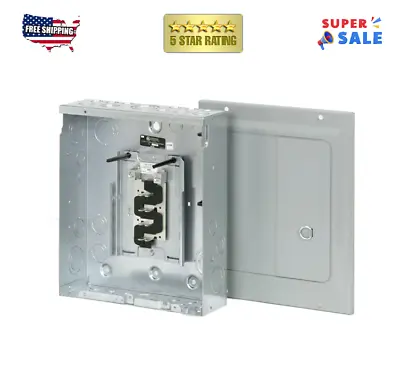 BR 125 Amp 8 Space 16 Circuit Indoor Main Lug Load Center With Surface Door • $43.99