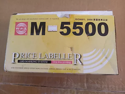  M-5500 Price Tag Labeler With Extra Labels And Ink Roller. Pricing Gun • $14.95