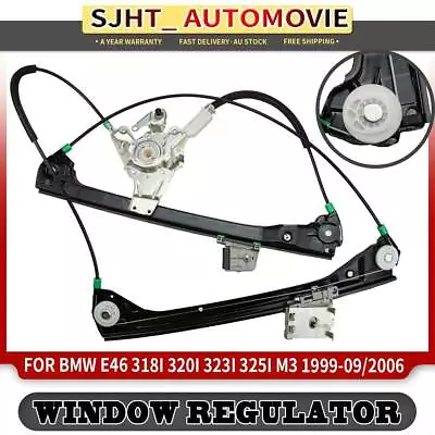 Window Regulator Front RH For BMW E46 318i 320i 323i 325i M3 Coupe 1999-09/2006 • $48.99