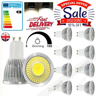 £8.44 • Buy 1/4/8X GU10 9W 12W 15W  LED Spotlight COB Light Bulb Warm Cool White Lamp